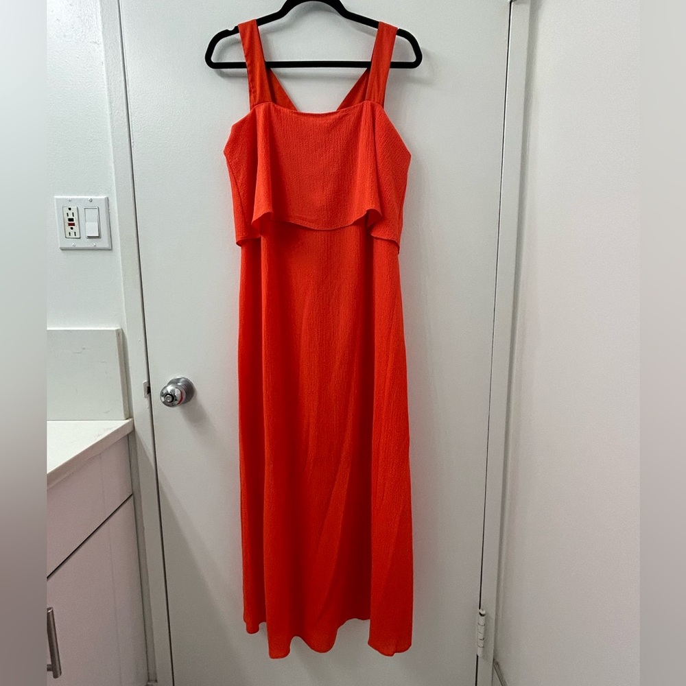 DKNY Orange Sleeveless, Tank Dress